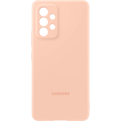 Samsung Silicon Cover For Galaxy A53 5G - Peach