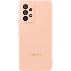 Samsung Silicon Cover For Galaxy A53 5G - Peach