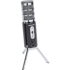 Samson Satellite USB/iOS Broadcast Microphone - Black/Silver