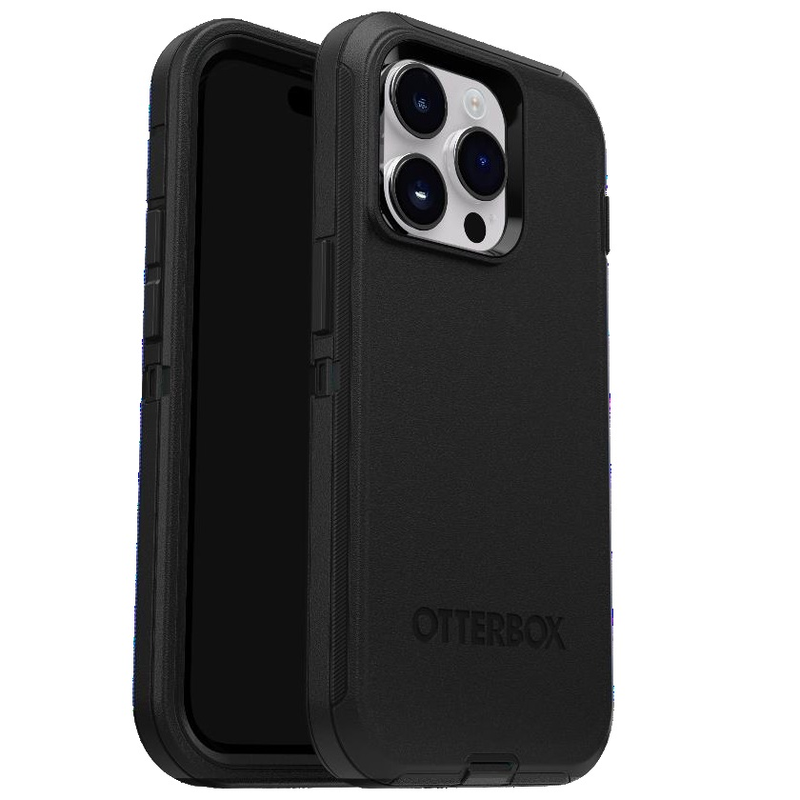 OtterBox Defender Case For iPhone 15 Pro Max - Black