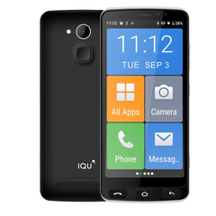 IQU SmartEasy Q50 Seniors Smartphone - Black