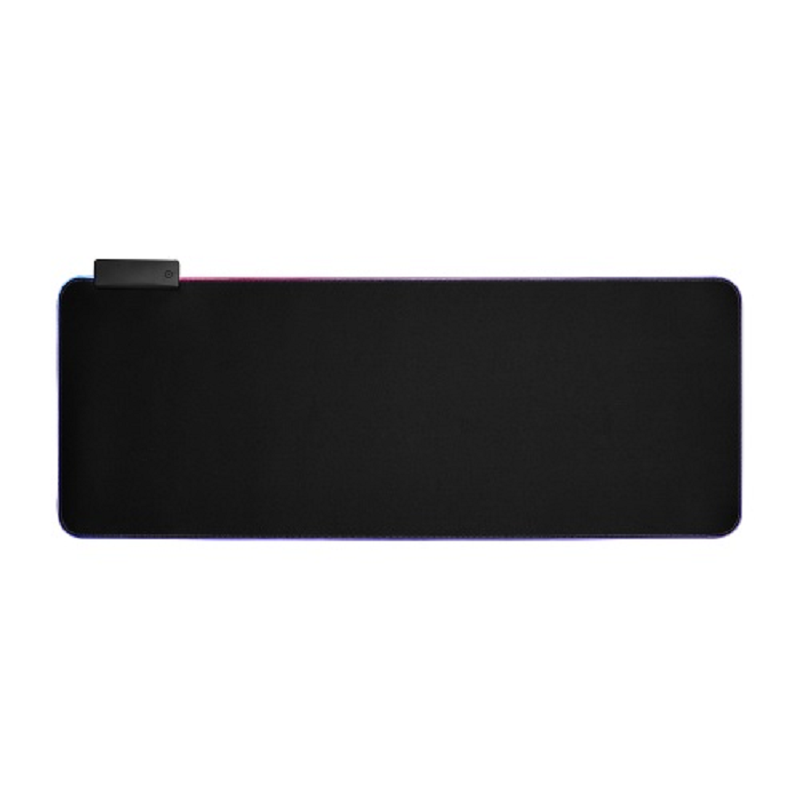 Brateck RGB Gaming Mouse Pad w/ USB Hub - Black