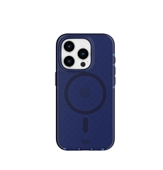Tech21 Evo Check MagSafe Case For iPhone 15 Pro - Midnight Blue