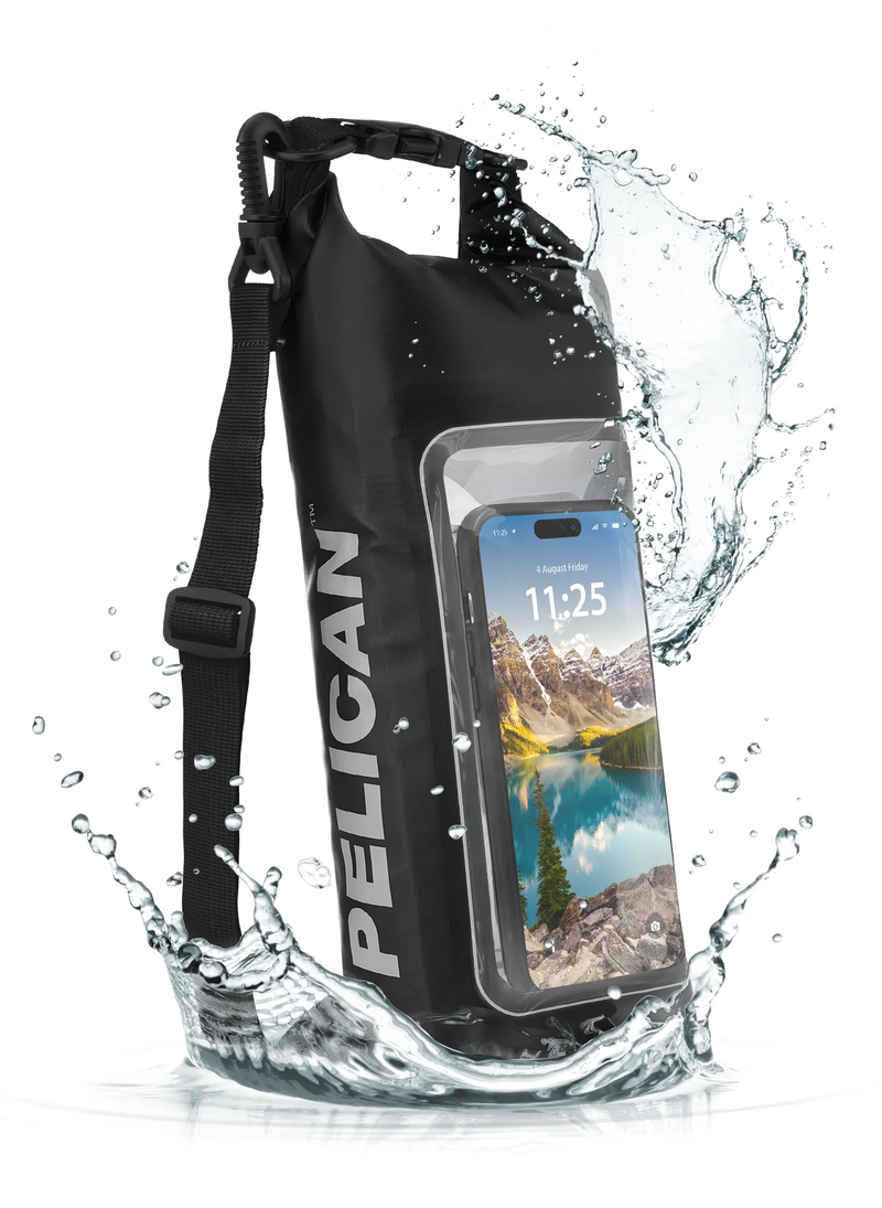 Pelican Marine Waterproof 2L Dry Bag - Stealth Black