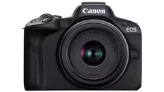 Canon EOS R50 Single Kit Camera with RF-S 18-45mm - Black