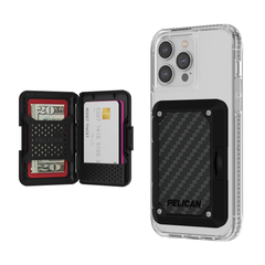 Pelican Shield Magnetic MagSafe Wallet - Black