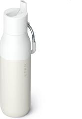 Larq Flip Top Water Bottle 740ml - Granite White