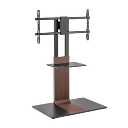 Brateck Heavy-Duty Modern TV Floor Stand w/ Equipment Shelf 45"-90“