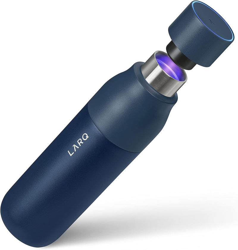 Larq PureVis Water Bottle 740ml - Monaco Blue