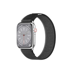 SwitchEasy Flex Woven Watch Loop For Watch 42/44/45mm - Black/Grey