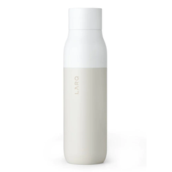 Larq PureVis Water Bottle 500ml - Granite White