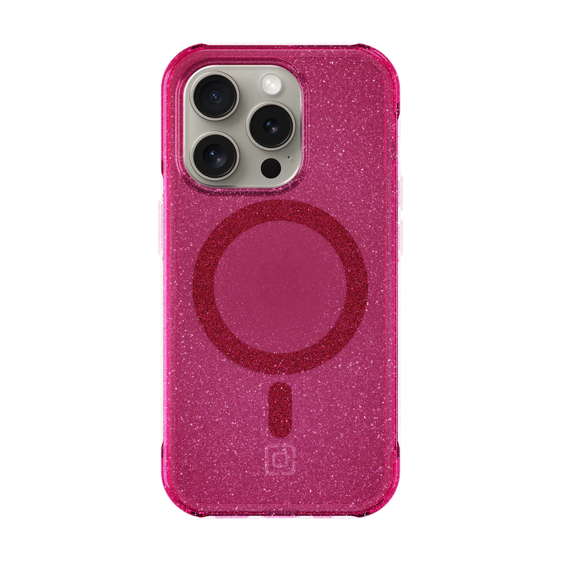 Incipio Forme Protective Case For iPhone 15 Pro - Pop Pink Glitter