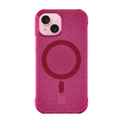 Incipio Forme Protective Case For iPhone 15 - Pop Pink Glitter