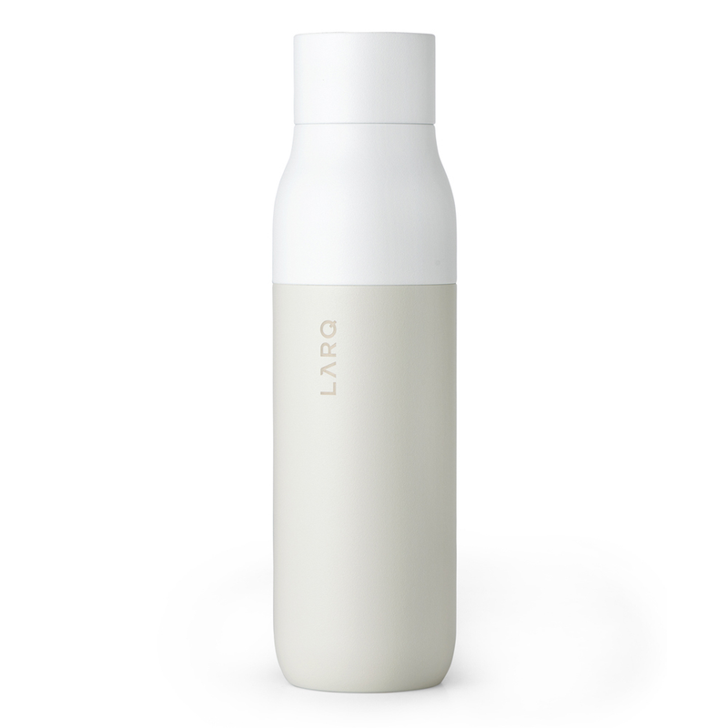 Larq Insulated Water Bottle 500ml - Granite White