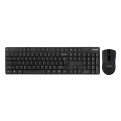 Philips Wireless Keyboard and Mouse - Black