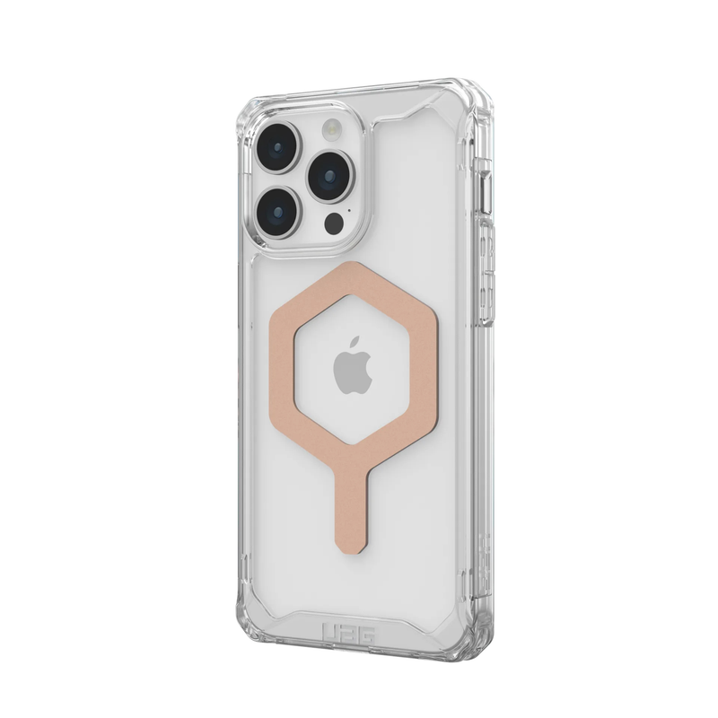 UAG Plyo Magsafe Case For iPhone 15 Pro Max - Ice/Rose Gold