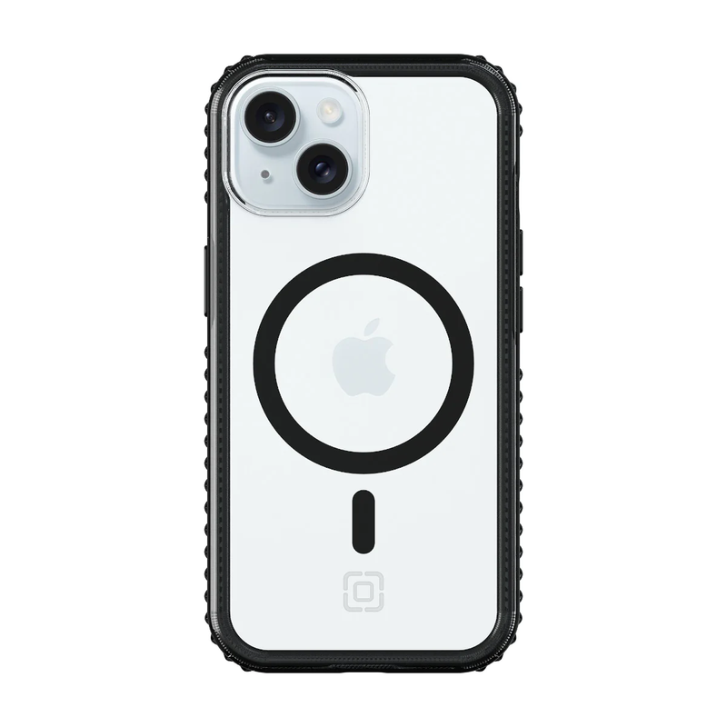 Incipio Grip MagSafe Case For Apple iPhone 15 - Black/Clear