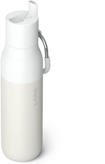 Larq Flip Top Water Bottle 500ml - Granite White