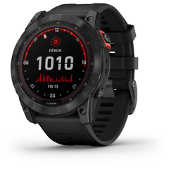 Garmin Fenix 7X Solar Watch - Slate Grey/Black