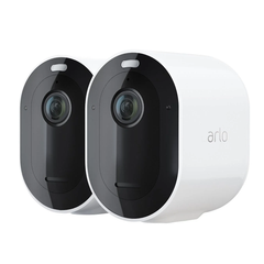 Arlo Pro 5 2K Spotlight Camera (2-Pack) - White/Back