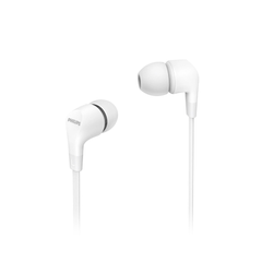 Philips Wired Earbud Gel - White