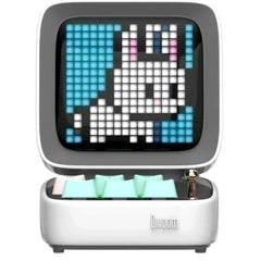 Divoom DITOO PRO Retro Pixelart 15-Watt Bluetooth Speaker - White