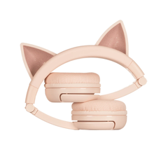 BuddyPhones PlayEars+ Animal Ears Wireless Headphone - Cat Pink