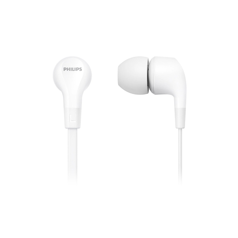 Philips Wired Earbud Gel - White