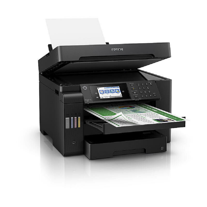 Epson WorkForce ET-16600 EcoTank Multi Function Printer - Black