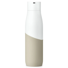 Larq PureVis Movement Water Bottle 710ml - White/Dune