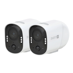 Swann Pack of 2 Xtreem4K Wireless Security Camera w/ 32GB - White