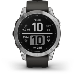 Garmin Fenix 7 Sports Watch - Silver/Graphite