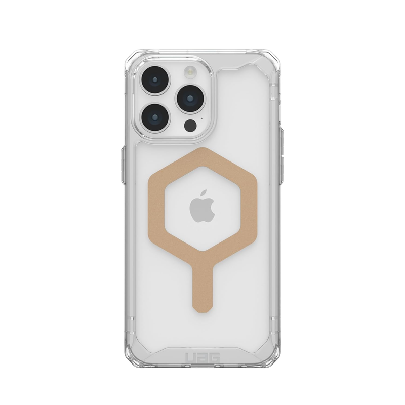 UAG Plyo Magsafe Case For iPhone 15 Pro Max - Ice/Gold