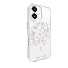 Case-Mate Karat MagSafe Case For iPhone 16 - Silver / Clear