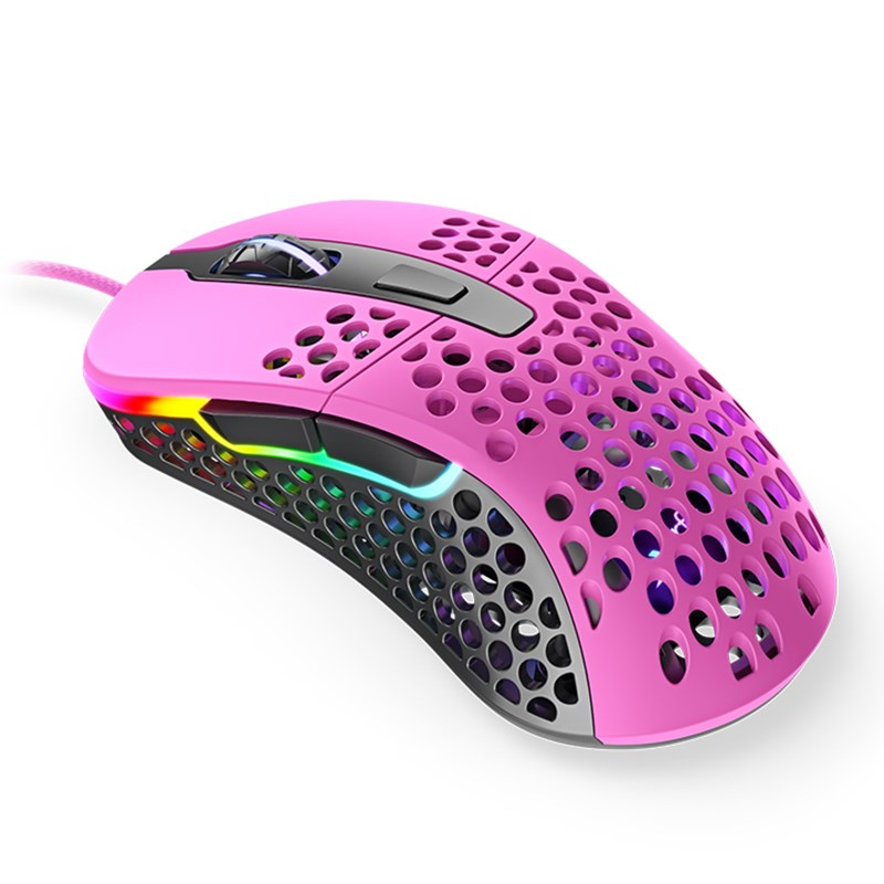 Xtrfy M4 Ultra-Light RGB Gaming Mouse - Pink