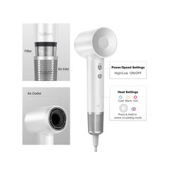 Laifen Swift Special High Speed Hair Dryer - Pearl White