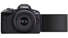 Canon EOS R50 Single Kit Camera with RF-S 18-45mm - Black