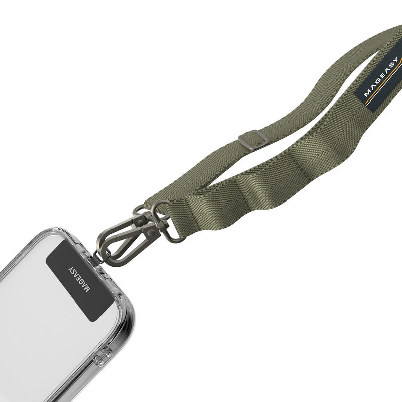 MagEasy Phone Strap & Strap Card 20mm - Army Green