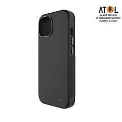 EFM Monaco Wallet Case w/ D3O For iPhone 15 - Black/Space Grey