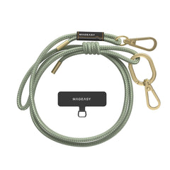 MagEasy Phone Strap & Strap Card 6mm - Sage Green