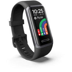 Ryze Elevate Fitness Smart Watch - Dark Grey w/ Black Strap