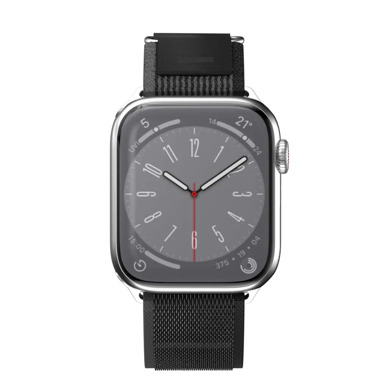 SwitchEasy Flex Woven Watch Loop For Watch 38/40/41mm - Black/Grey