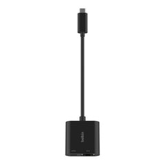 Belkin USB-C to Ethernet w/ Charge Adapter - Black