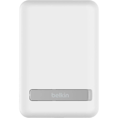 Belkin Charge 5K Magnetic Wireless Power Bank+Stand - White