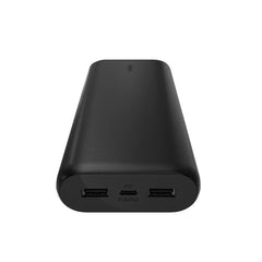 Belkin BoostCharge 3-Port Power Bank 20K mAh w/ PD 20W - Black