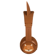 BuddyPhones PlayEars+ Animal Ears Wireless Headphone - Fox Brown