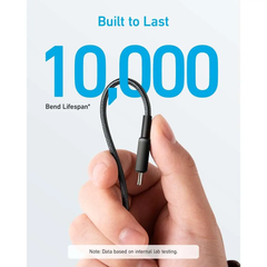 Anker 322 PowerLine USB C to USB C Braided - Black