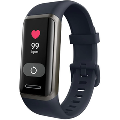 Ryze Elevate Fitness Smart Watch - Dark Grey w/ Red Strap