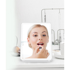 Wellcare Foldable Make-up Mirror w/ LED Lights - White