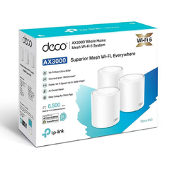 TP-Link Deco X50 AX3000 Home Mesh WiFi 6 Router 3 Pack - White